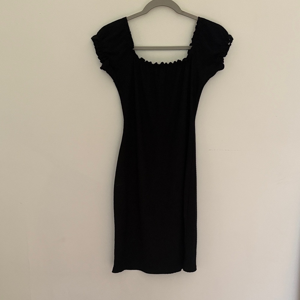 Missguided+ Black Midi Dress